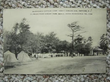 NEPTUNE NJ-ELDRIDGE COTTAGE CAMP-NR ASBURY PARK-ROADSIDE-NEW JERSEY-MONMOUTH CO
