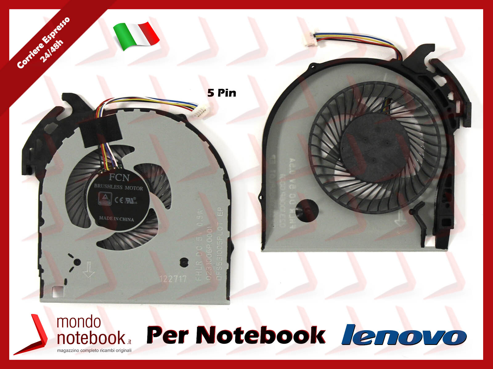 Gintai Ventilateur CPU pour Lenovo IDEAPAD 330S-15IKB GTX1050 81GC 5F10R34649
