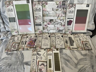 Lot of 11 Crafters Companion Belle Countryside Collection New 773016