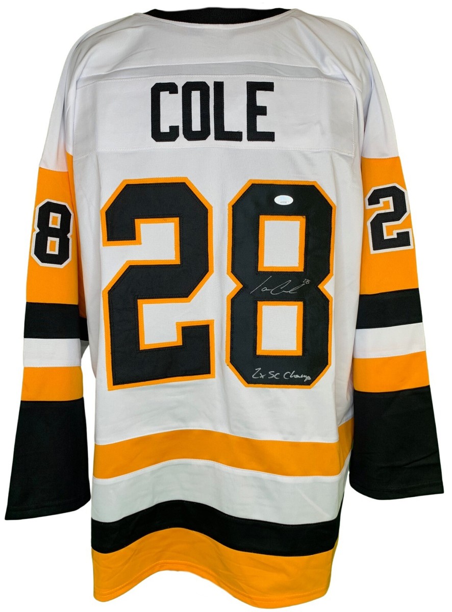 Ian Cole autographed signed inscribed jersey Pittsburgh Penguins