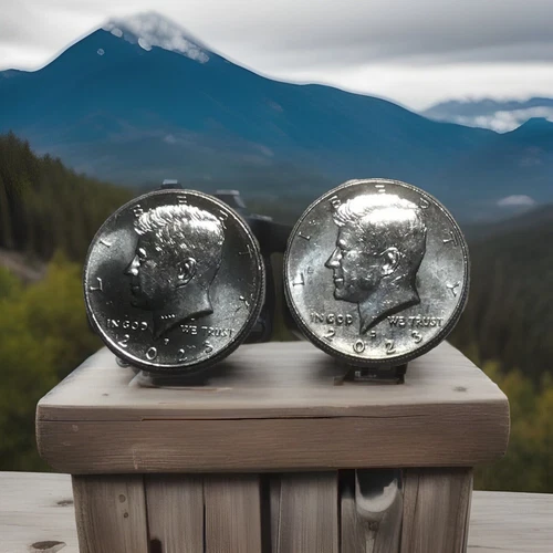 2023 P D Kennedy Half Dollars (2) Coin Set  From US Mint Bag  Uncirculated