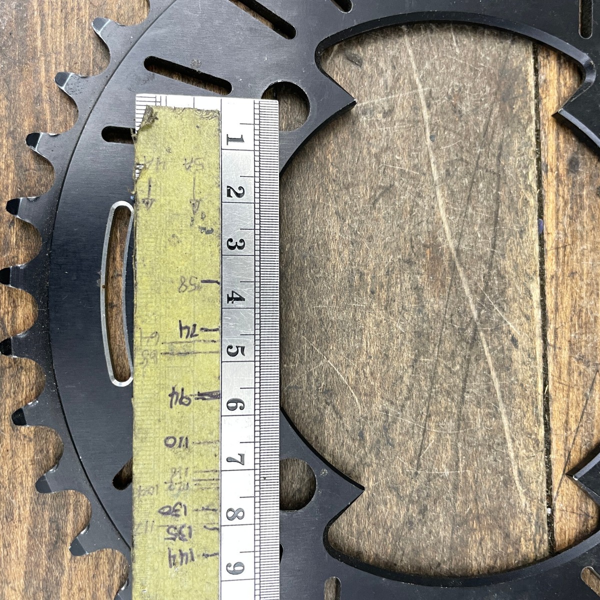 SNAP Chainring 43 Tooth Black 104 BCD Old School BMX 43t Alloy