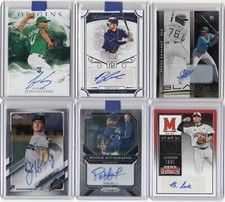 LOWE / LUZARDO /SANCHEZ / PATINO - RAYS/MARLINS - ROOKIE / PATCH / AUTO LOT X 6
