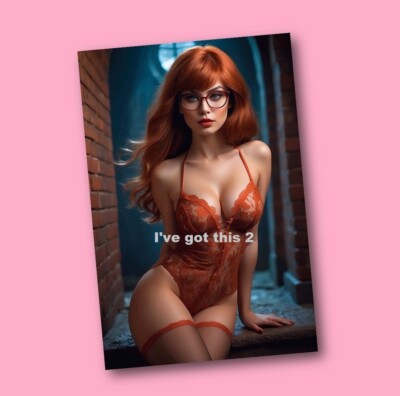 Foto Kühlschrankmagnet Velma Scooby Doo Illustrierte Fantasy Kunst 3640 B