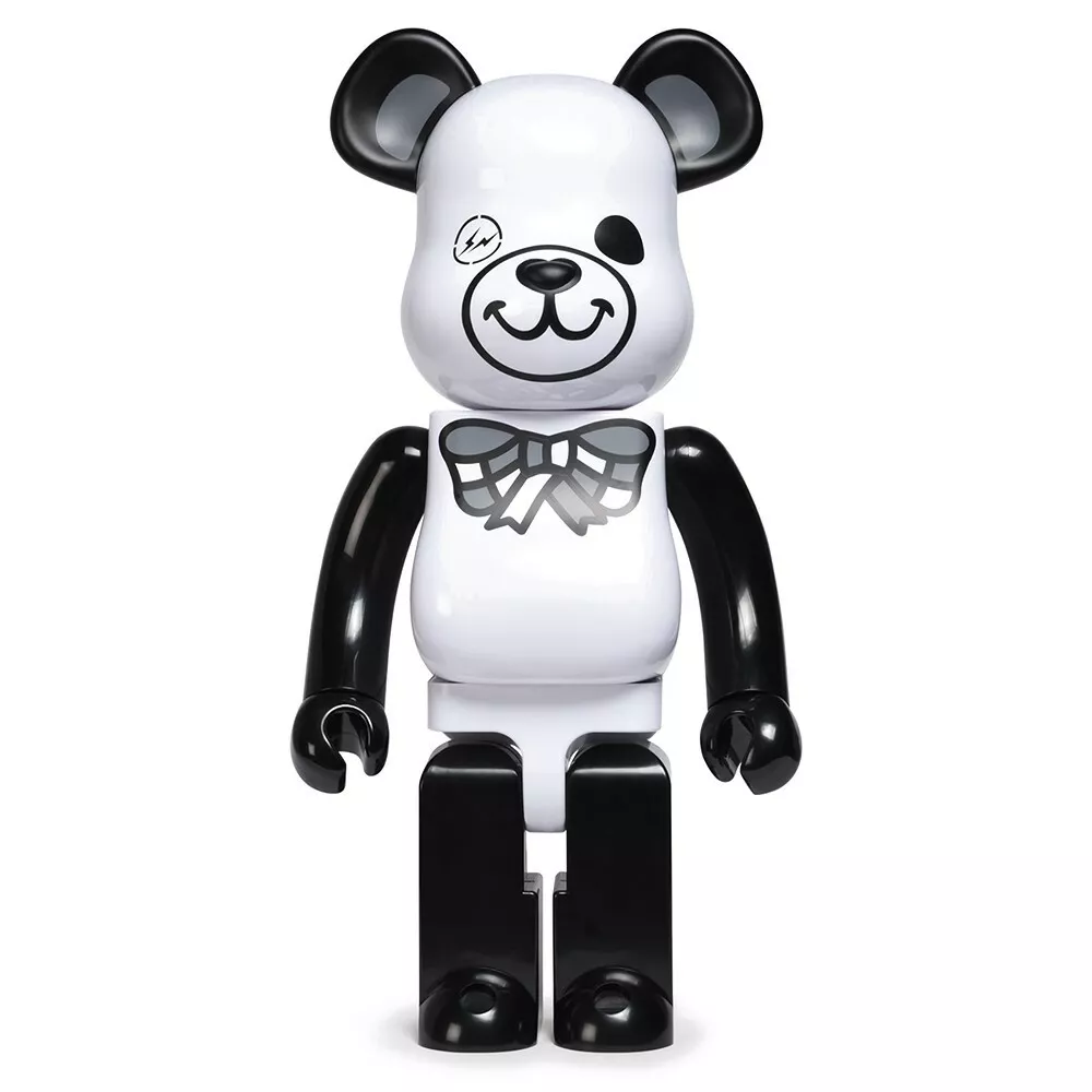 Medicom BE@RBRICK x Fragment Design White Freemasonry 1000% Bearbrick Figure