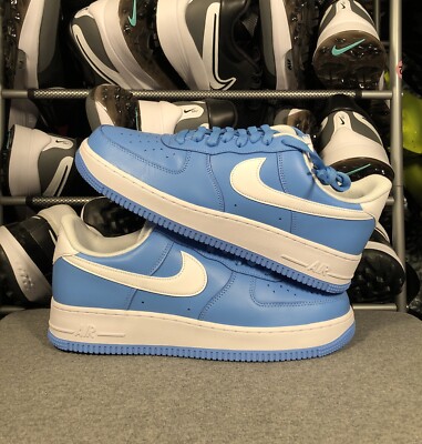 Nike Air Force '07 UNC University Blue Sz New In Box