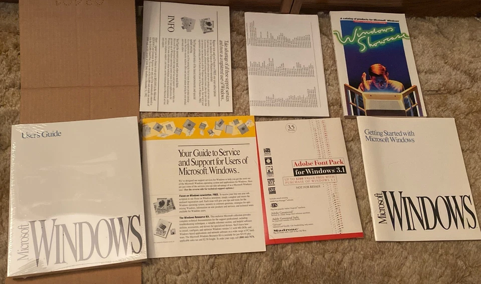 Microsoft Windows Version 3.1 Upgrade Edition Windows 3.0 Or 2.X Users - Image 2 of 4