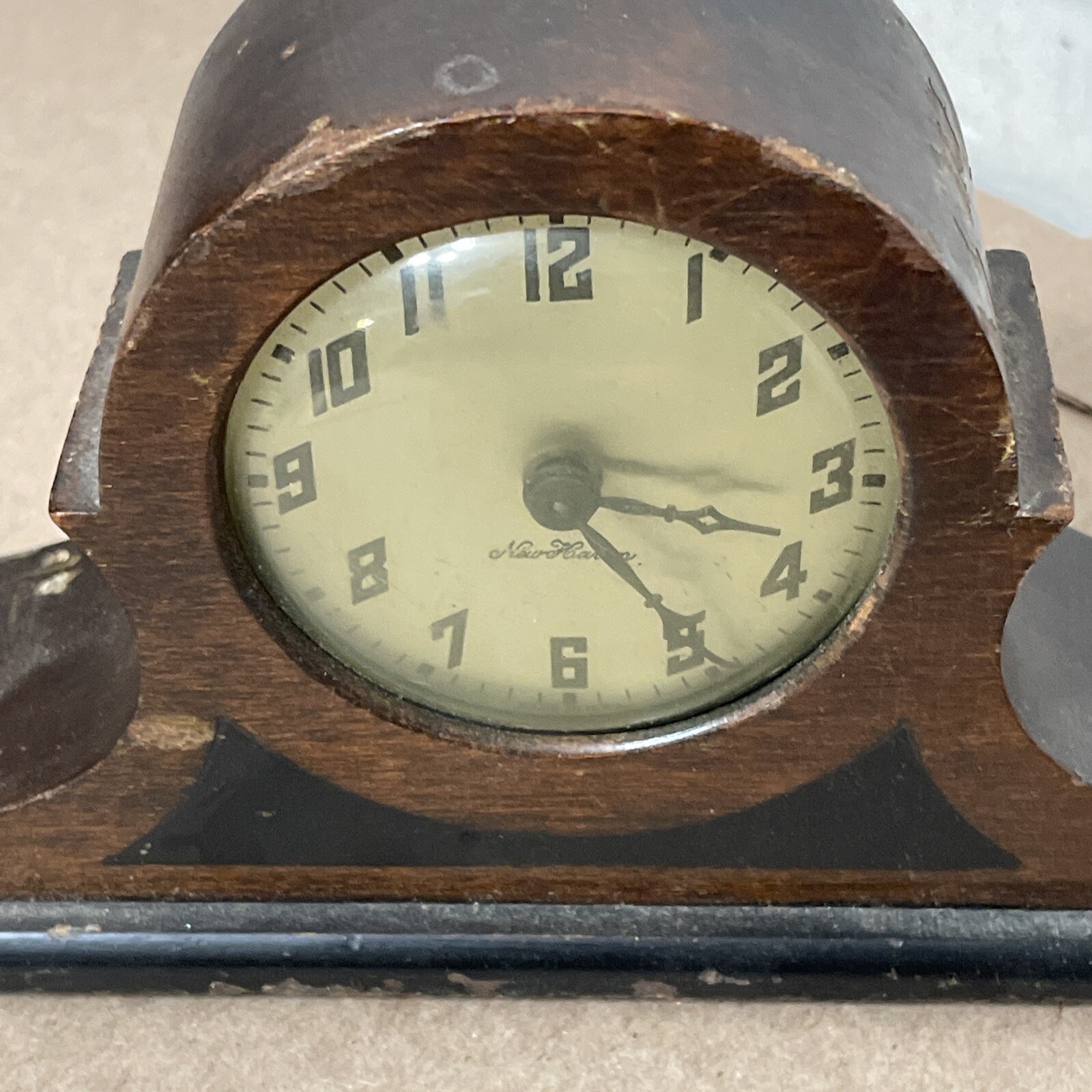 Antique New Haven Mini Tambour Novelty Clock Parts eBay