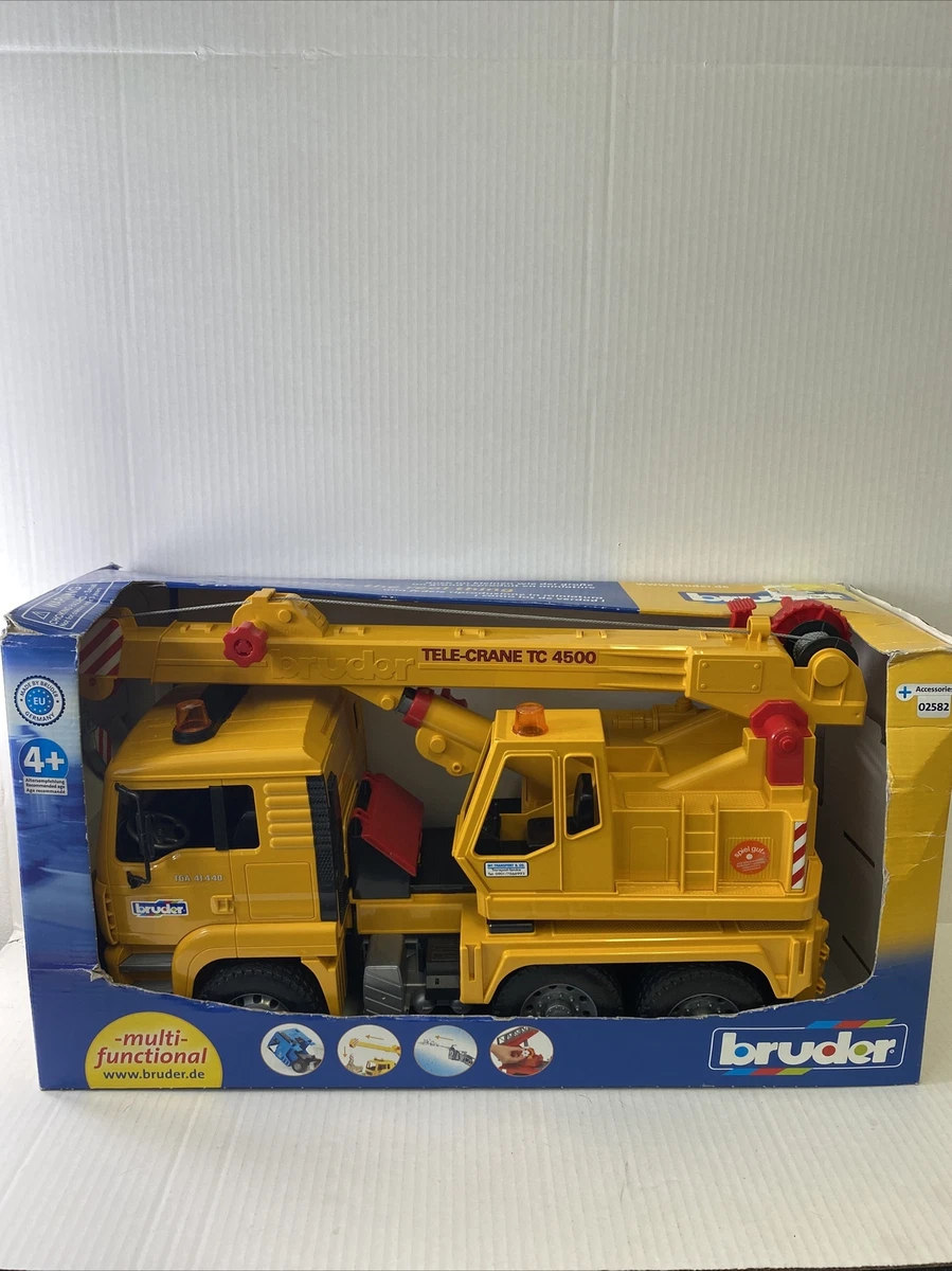 Bruder Tele Crane TC 4500 - TGA 41.440 - MAN Toy Truck - Made In