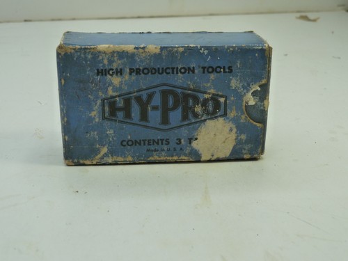 Rubinetti vintage 1/2" HY-PRO Bay State - Made in USA set di 3 13NC HSSA 2878, E GH5 - Foto 2 di 7