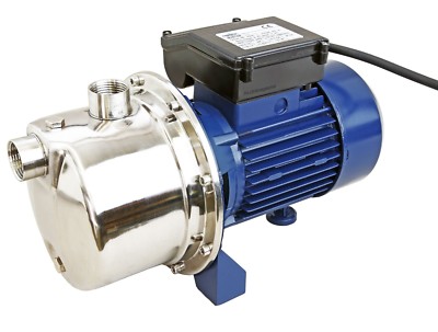 750W selbstansaugend Wasserpumpe 60L/min 230V Druckpumpe Edelstahl MJS100J W2019