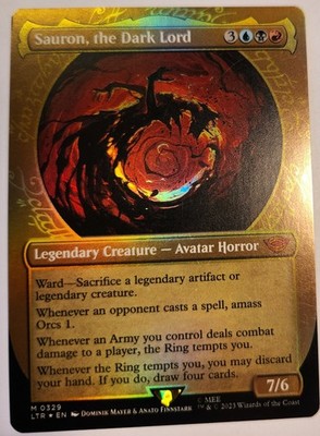 MTG Sauron, the Dark Lord (Showcase) (Foil) - UB: The Lord of the Rings (LTR)