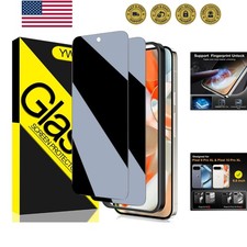2 Pack Privacy Screen Protector for Google Pixel 10 Pro XL/Pixel 9 Pro XL, S...