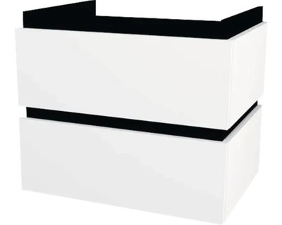 Waschtischunterschrank mit 2 Schubladen Devo Viva 2.0 BxHxT 59x51x44 cm premium 