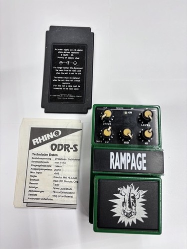 Nobels Rhino Rampage Overdrive Special Model ODR-S with Original Box and Manual