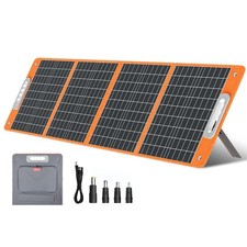 FlashFish Solarpanel 100W Faltbar Tragbar 18V Solarmodule für Camping Batteries