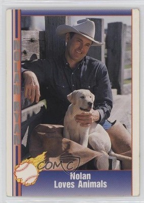 1991 Pacific Texas Express Series 2 Nolan Ryan Loves Animals #120 HOF 1h8p