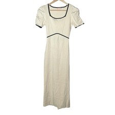 Resexxy cream beige knit midi sweater dress size S/M B178