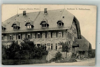 13583681 - 7821 Rothaus Gasthaus-Pension Winter 1912