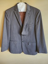 JOS A BANK Joseph Slim Fit 100 Wool Navy Two Button Blazer Sport Coat 40 SH