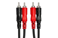 Hosa Dual RCA - Dual RCA Stereo Interconnect Cables 2 Meters Long