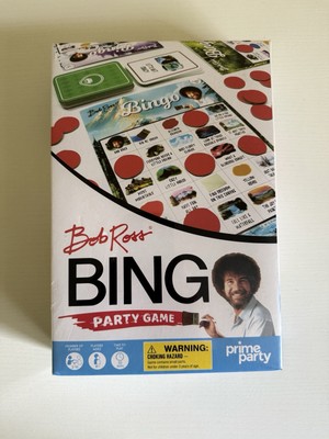 Bob Ross Bingo Party Game