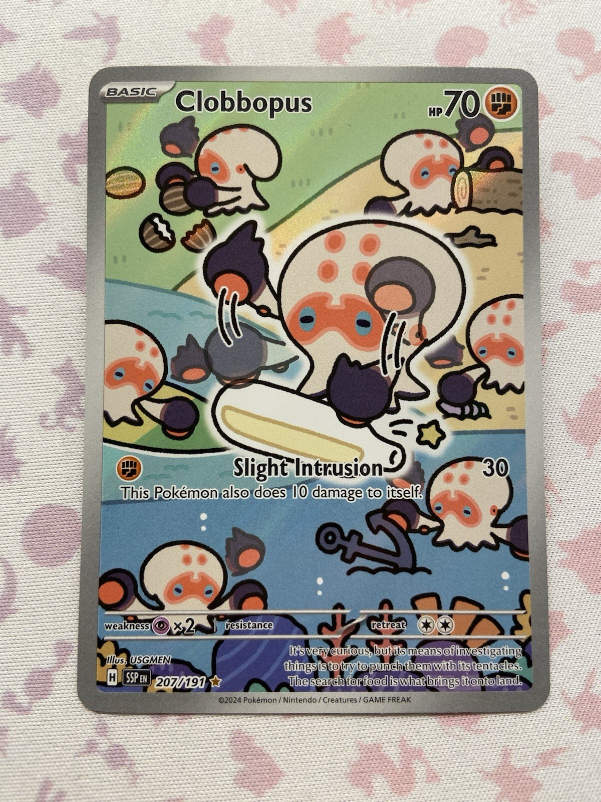 Clobbopus 207/191 Surging Sparks Illustration Rare Full Pokemon TCG NM