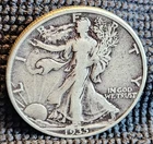 1935 D Walking Liberty Silver Half Dollar- Fineness .90- Fine Condition