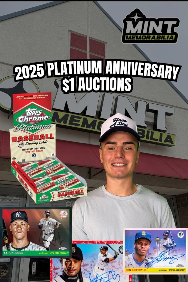 2025 TOPPS CHROME PLATINUM $1 STARTS W/ PAUL