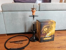 Shisha / Wasserpfeife Smokezilla Cycor schwarz Aluminium - wie neu