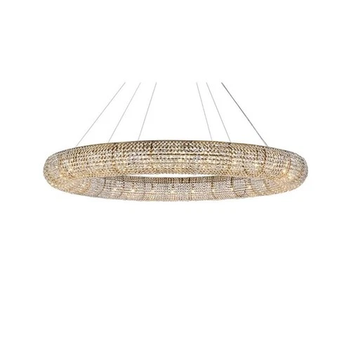 Elegant Lighting Paris 30-Light Metal & Crystal Chandelier in Gold - Picture 4 of 8