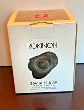 Rokinon 35mm F1.8 AF Compact Full Frame Wide Angle (Sony E)