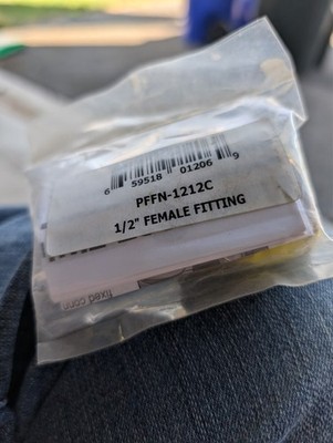 Pro-Flex PFFN-1212C Tube to Pipe Fitting, 1/2 Inch, Brass