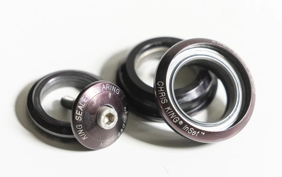 Auriculares CHRIS KING® InSet Cojinete Sellado De Colección 1 1/8" Tubo Recto *RARO* Foto 2 de 2