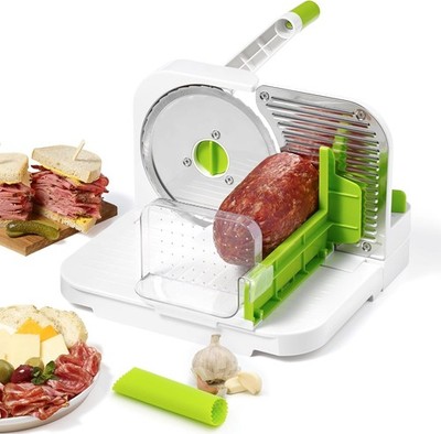 2-in-1 Cutter for Meat, Cheese, Bread, Fruits & Vegetables Home Kitchen Prep