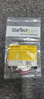 StarTech.com 18in SATA to Left Side Angle SATA Serial ATA Cable 18'' 18LSA1