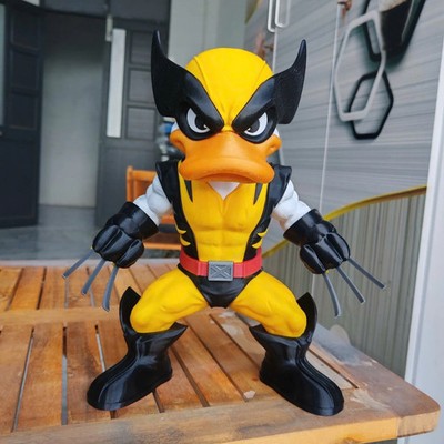 QUACKVERINE   Donald Duck × Wolverine Fan Art 3D Printed Collectible