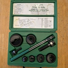Greenlee 7238SB SlugBuster Knockout Punch Set 1/2.in to 2.in Conduit Size. Nice 