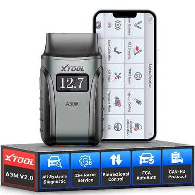 2026 XTOOL Anyscan A30M  OBD2 Diagnosegerät Drahtloses bidirektionales Scan-Tool