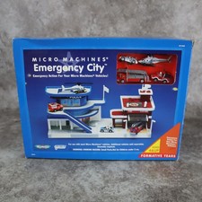 Micro Machines Emergency City Set Galoob 1994 64844 NEW Open Box