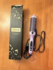 Wavytalk Ionic Thermal Heated Round Brush 1.5 Inch Curls And Volumizing Purple