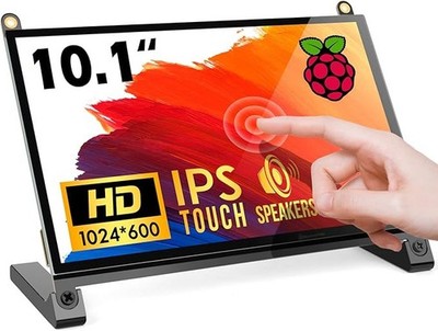ROADOM 10,1'' KAPAZITIVER TOUCHSCREEN FÜR RASPBERRY PI 5/4/3/ZERO