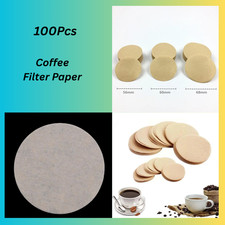 100Pc Coffee Round Filter Paper for Espresso Coffee Maker Dripper Coffee Filters