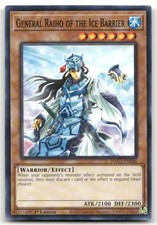 Yugioh General Raiho of the Ice Barrier HAC1-EN046 Common 1st Ed NM