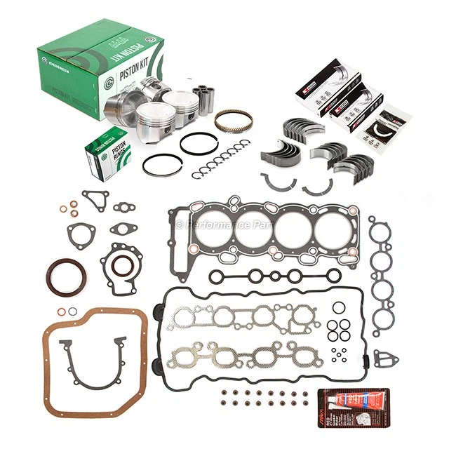 Juego completo de juntas cojinetes de pistones aptos para 94-99 Nissan Infiniti 2.0L DOHC SR20DE Foto 2 de 4