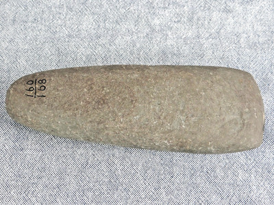 CELT CENTRAL OHIO WOODLAND INDIAN ARTIFACT TOOL HARDSTONE DELAWARE CO COLLECTION