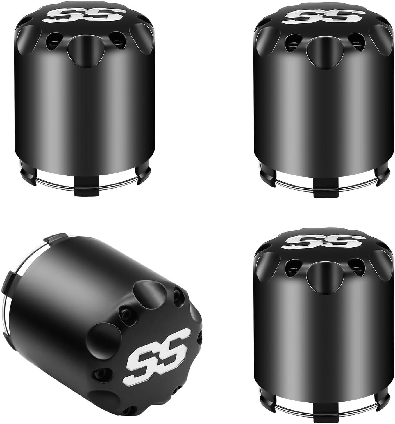 Black Drive-Up Golf Cart Hub Cap for EZGO Club Car Yamaha ITP SS Wheels