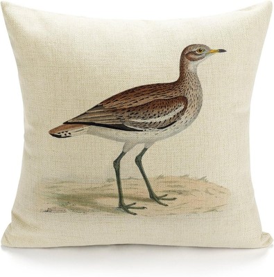 Linen Throw Pillow Covers 18x18 Sharp-Tailed Sandpiper Sharp-tailed 