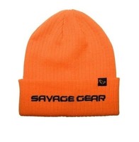 Savage Gear Fold-Up Beanie One Size Sun Orange WintermüTze AngelmüTze
