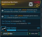 Borderlands 4 ⭐VINDICTIVE QUINTAIN ENHANCEMENT⭐JAKOBS⭐GUN DAMAGE, GUN CRIT DMG
